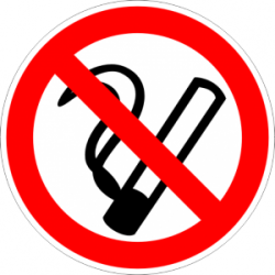 Знак "Забранено пушенето"