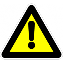 Знак "Внимание опасност"