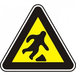 Знак "Опасност от спъване"