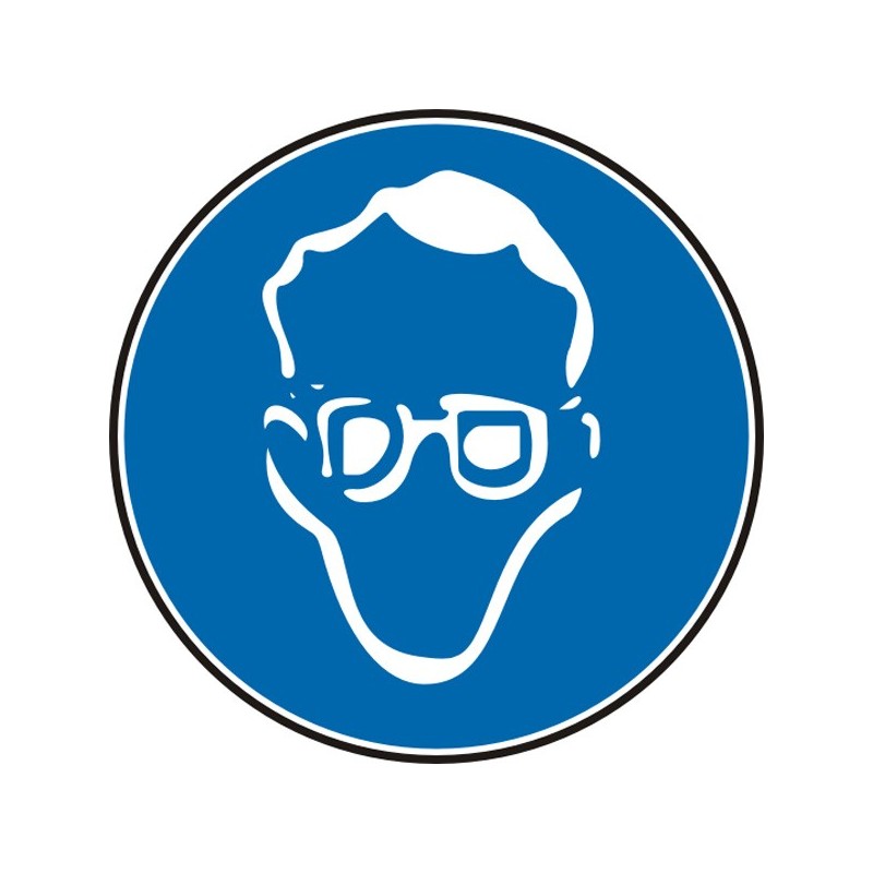 Знак "Трябва да се носят защитни средства за очите"