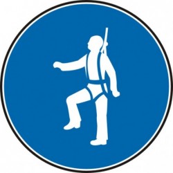 Знак "Трябва да се носи защитен колан"