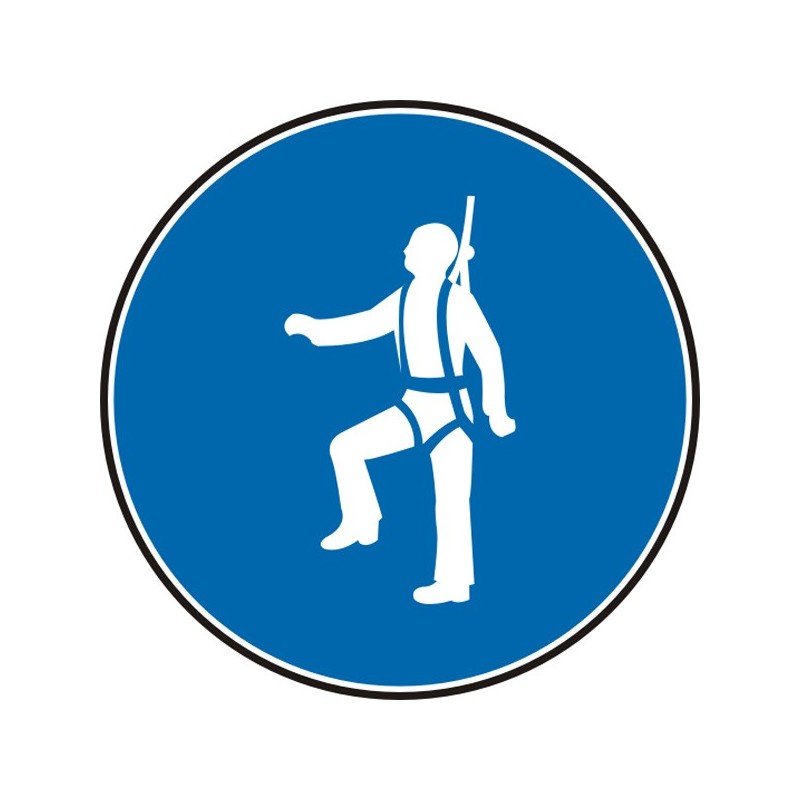 Знак "Трябва да се носи защитен колан"