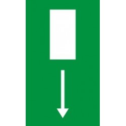 Знак "Авариен изход спасителен маршрут"