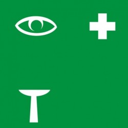 Знак "Измиване на очите"