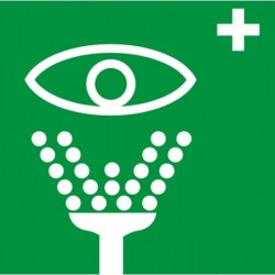 Знак "Измиване на очите"