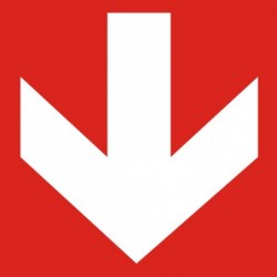 Знак "Посока противопожарно оборудване"