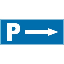 Знак "Посока към паркинга"