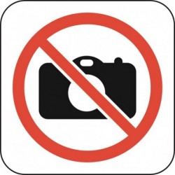 Знак "Забранено снимането"