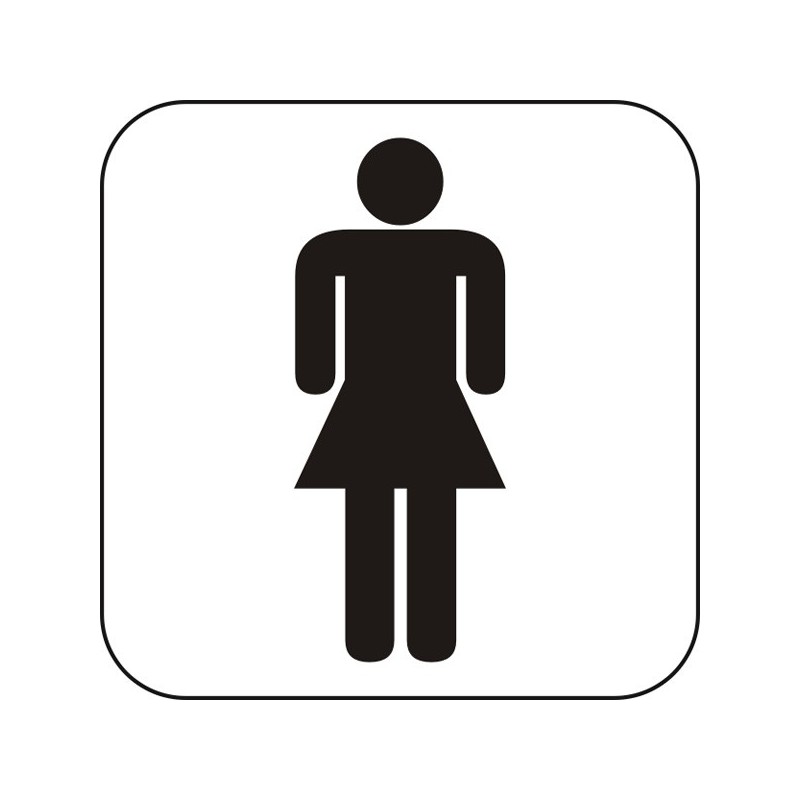 Знак "Дамска тоалетна"