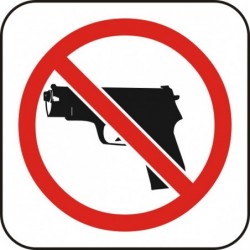 Знак "Забранено оръжие"