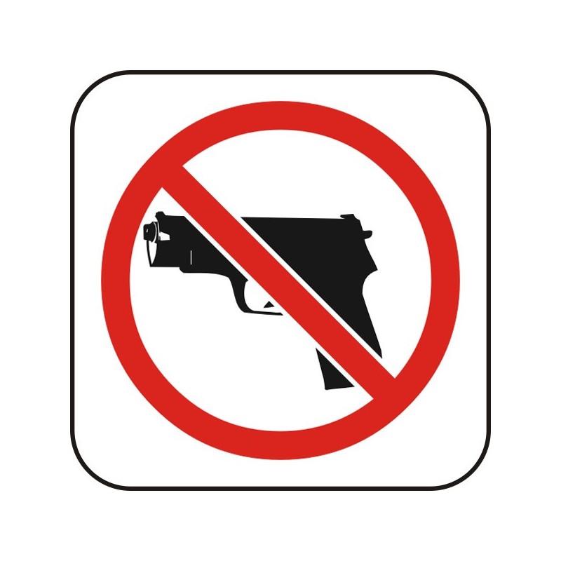 Знак "Забранено оръжие"