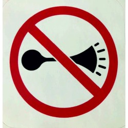 Знак "Забранена употребата...