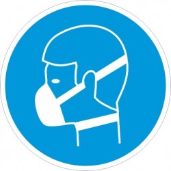 Знак "Да се носи защитна...